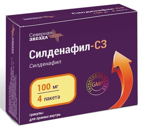 Препараты с действующим веществом Силденафил, аналоги лекарств по МНН.