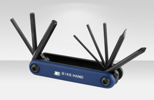 набор ключей складной Bike Hand YC-270 синий